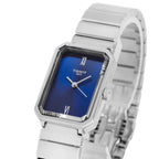 Tissot SRV Blue Dial Silver Steel Strap Watch for Women - T160.110.11.043.00