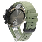 Tissot T Race Chronograph Black Dial Green Rubber Strap Watch for Men - T141.417.37.061.02