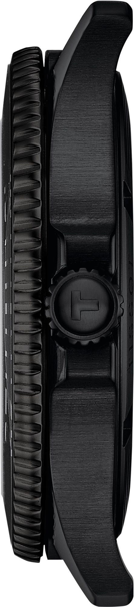 Tissot Tissot Seastar 1000 Quartz Green Dial Black Steel Strap Watch for Men - T120.410.33.091.00