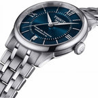 Tissot Chemin Des Tourelles Powermatic 80 Blue Dial Silver Steel Strap Watch for Men - T139.407.11.048.00