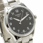 Tissot T-Sport Gent XL Black Dial Silver Steel Strap Watch for Men - T116.410.11.057.00