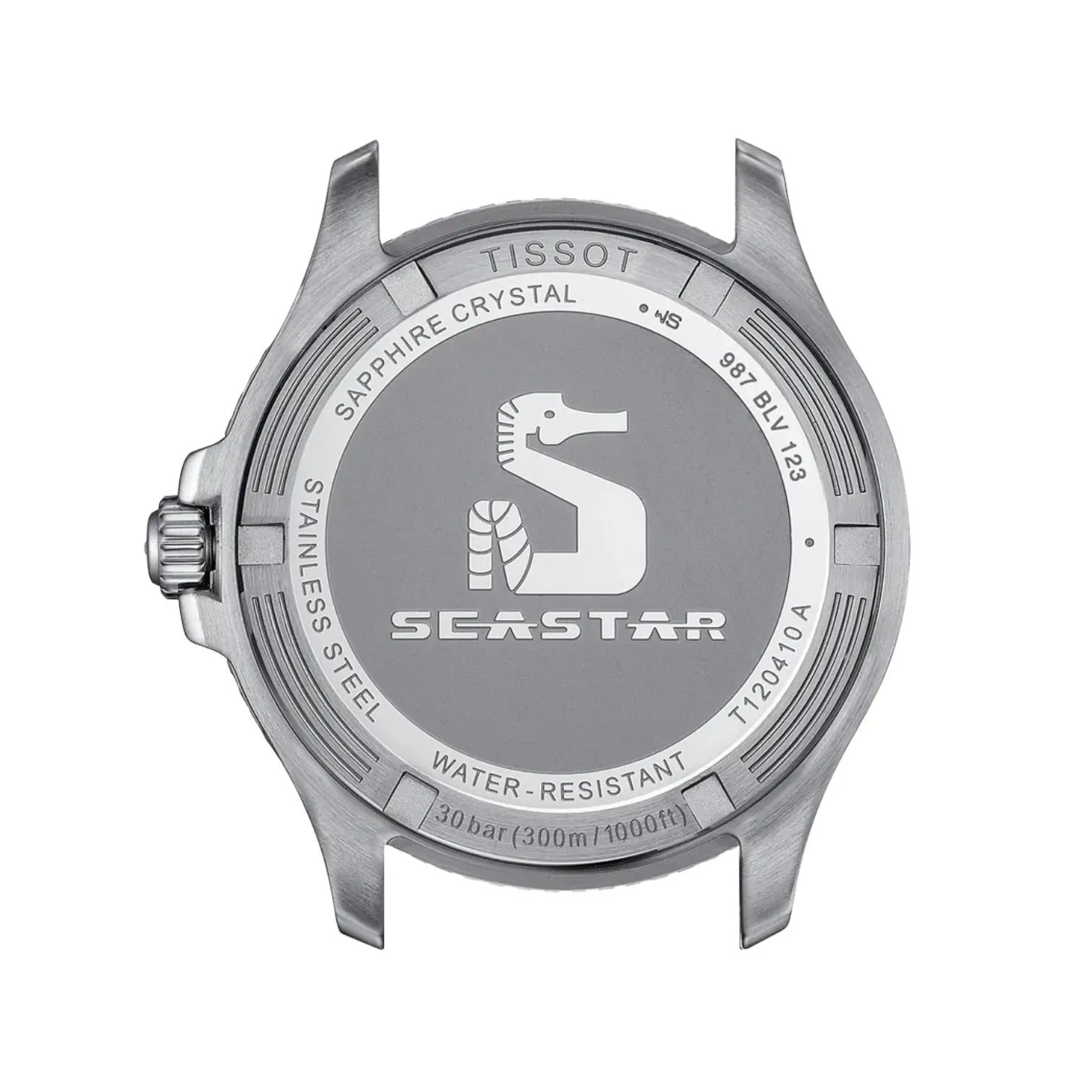 Tissot Seastar 1000 Quartz Black Dial Two Tone Steel Strap Watch for Men - T120.410.22.051.01