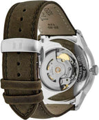 Tissot Chemin des Tourelles Automatic Powermatic 80 Ivory Dial Green Leather Strap Watch for Men - T139.407.16.261.00