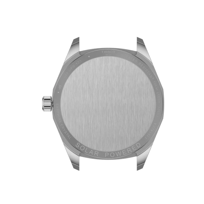 Tissot PRC 100 Solar Quartz Silver Dial Silver Steel Strap Watch for Men - T151.422.11.031.00