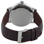 Tissot T Classic Dream Quartz White Dial Brown Leather Strap Watch for Men - T129.410.16.013.00