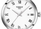 Tissot T Classic Dream Quartz White Dial Brown Leather Strap Watch for Men - T129.410.16.013.00