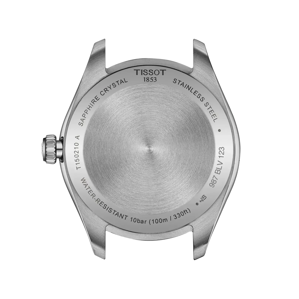 Tissot PR 100 Ice Blue Dial Silver Steel Strap Watch for Women - T150.210.11.351.00