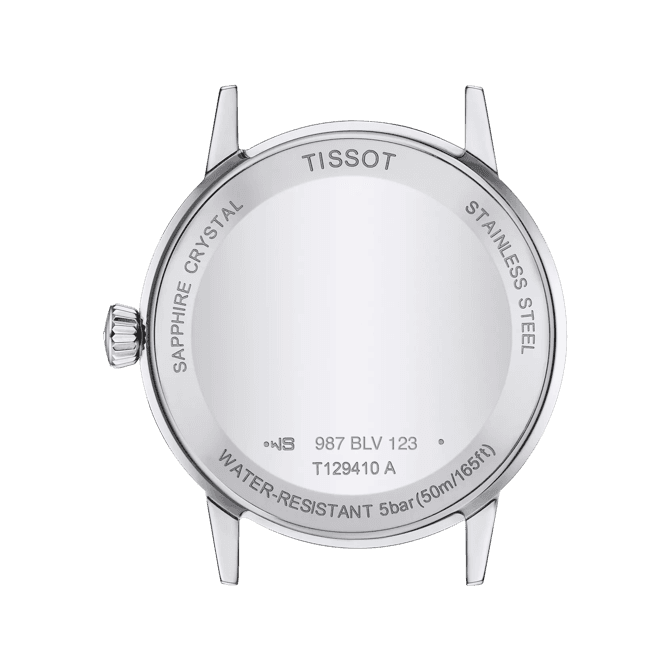 Tissot T Classic Dream Quartz Black Dial Black Leather Strap Watch for Men - T129.410.16.053.00