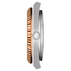 Tissot PRX Powermatic 80 18K Gold Brown Dial Silver Steel Strap Watch for Men - T931.407.41.291.00