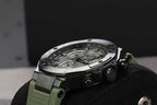 Tissot T Race Chronograph Black Dial Green Rubber Strap Watch for Men - T141.417.37.061.02