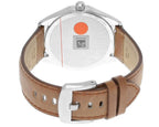 Tissot PRC 100 Solar Quartz Silver Dial Brown Leather Strap Watch for Men - T151.422.16.031.00