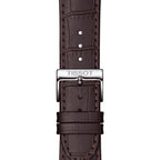 Tissot T Classic Dream Quartz White Dial Brown Leather Strap Watch for Men - T129.410.16.013.00