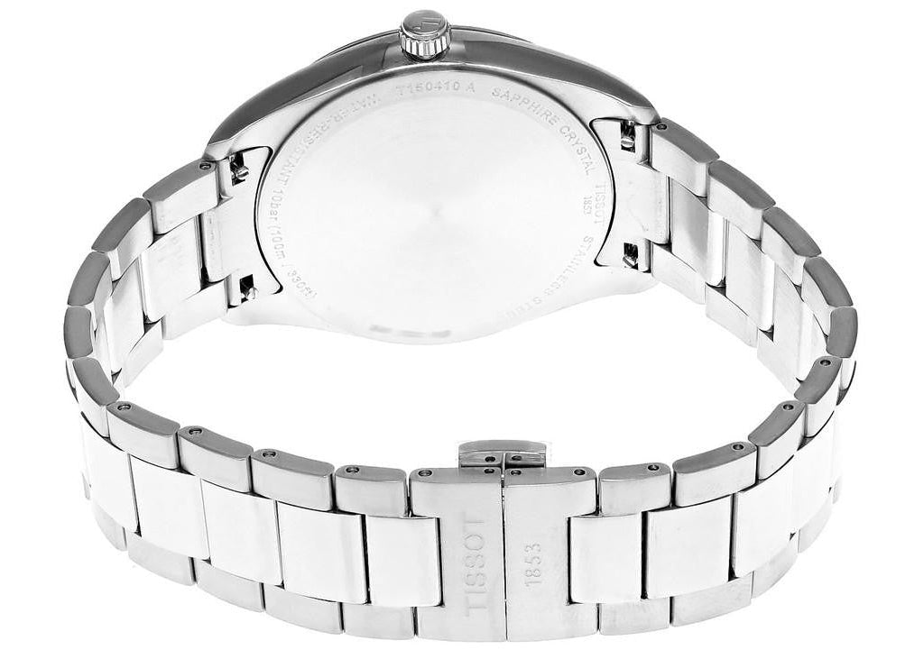 Tissot PR 100 Ice Blue Dial Silver Steel Strap Watch for Men - T150.410.11.351.00