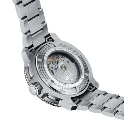 Tissot Seastar 2000 Professional Powermatic 80 Blue Dial Silver Steel Strap Watch for Men - T120.607.11.041.00