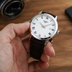 Tissot T Classic Dream Quartz White Dial Brown Leather Strap Watch for Men - T129.410.16.013.00