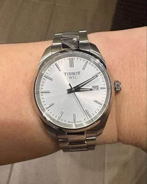 Tissot PR 100 Quartz Silver Dial Silver Steel Strap Watch for Women - T150.210.11.031.00
