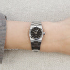 Tissot PRX Quartz Diamonds Black Dial Silver Steel Strap Watch for Women - T137.010.11.056.00