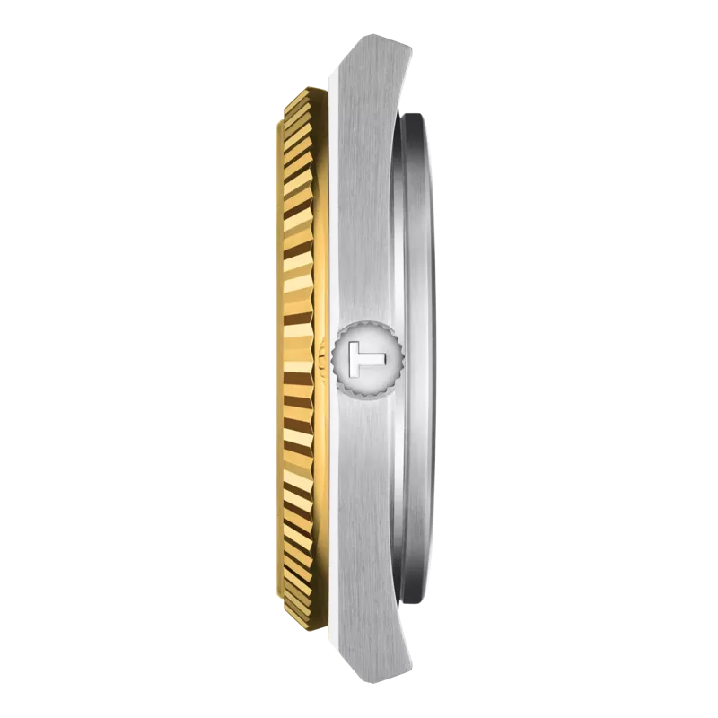 Tissot PRX Powermatic 80 Gold Automatic Silver Dial Silver Steel Strap Watch for Men - T931.407.41.031.01