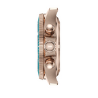 Tissot Seastar 1000 Chronograph Turqouise Dial Turqouise Rubber Strap Watch for Women - T120.217.37.041.00