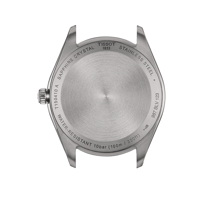 Tissot PR 100 Green Dial Silver Steel Strap Watch for Men - T150.410.11.091.00