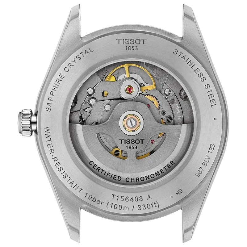 Tissot Ballade Powermatic 80 COSC Silver Dial Silver Steel Strap Watch for Men - T156.408.11.033.00