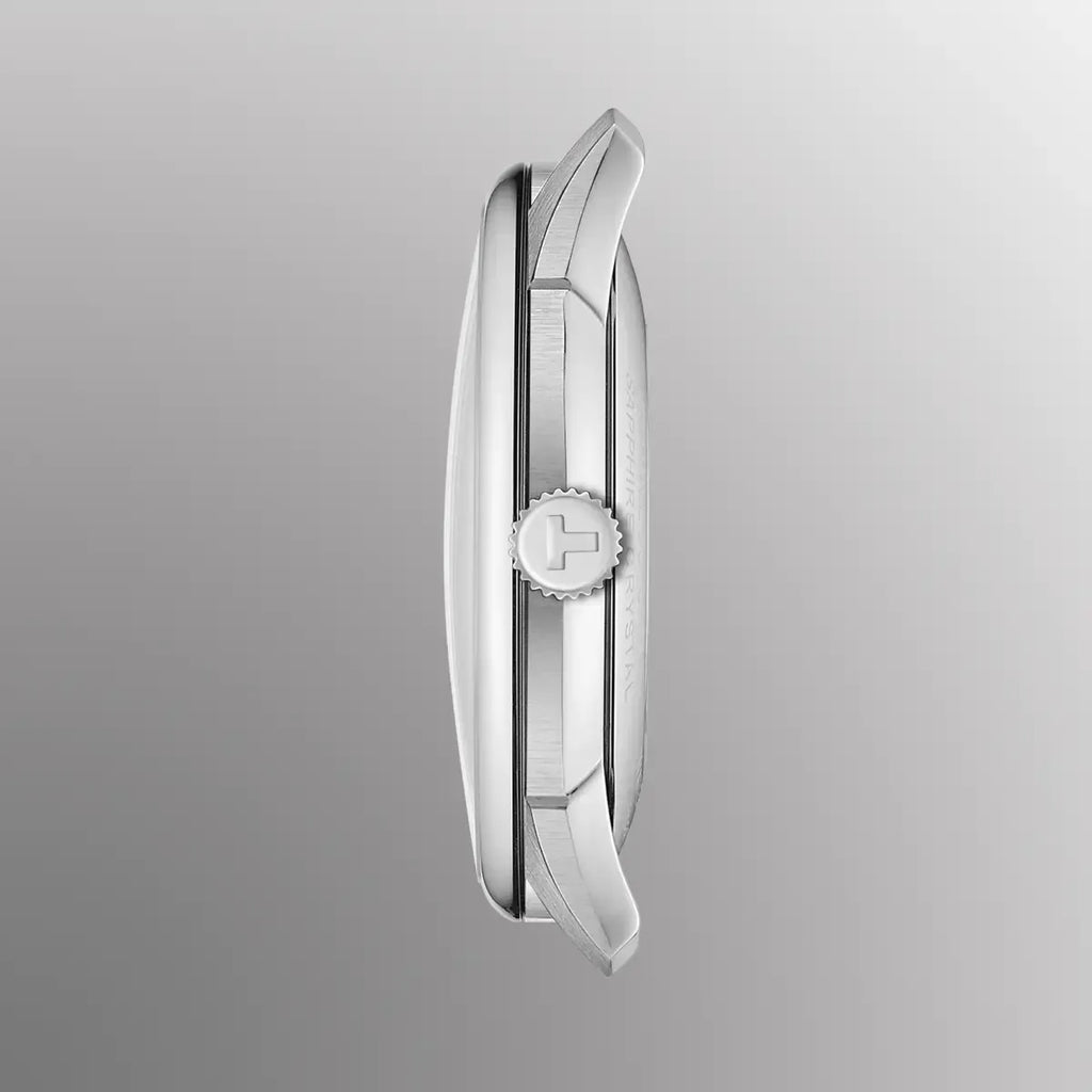 Tissot Chemin Des Tourelles Powermatic 80 Silver Dial Silver Steel Strap Watch for Men - T139.407.11.038.00