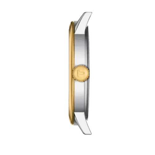 Tissot Classic Dream Silver Dial Two Tone Steel Strap Watch for Men - T129.410.22.031.00