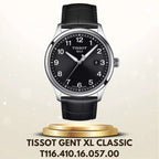 Tissot T-Sport Gent XL Black Dial Black Leather Strap Watch for Men - T116.410.16.057.00