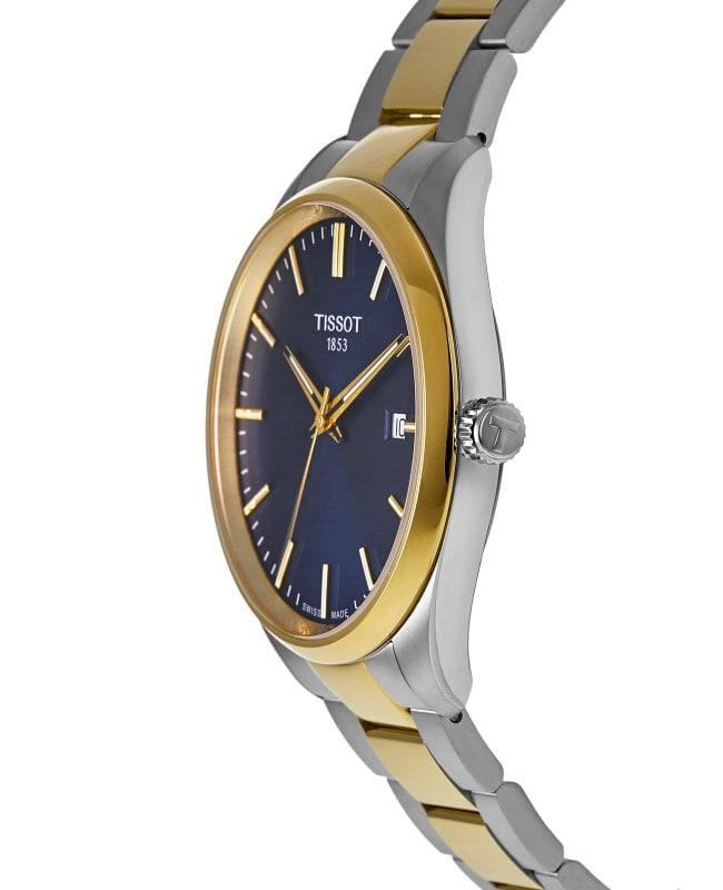 Tissot PR 100 Blue Dial Two Tone Steel Strap Watch for Men - T150.410.22.041.00