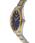 Tissot PR 100 Blue Dial Two Tone Steel Strap Watch for Men - T150.410.22.041.00