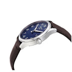 Tissot T-Sport Gent XL Blue Dial Brown Leather Strap Watch for Men - T116.410.16.047.00