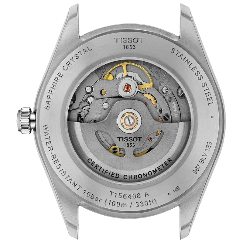 Tissot Ballade Powermatic 80 COSC Green Dial Silver Steel Strap Watch for Men - T156.408.11.093.00