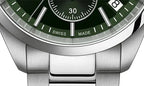 Tissot PR 100 Chronograph Green Dial Silver Steel Strap Watch for Men - T150.417.11.091.00