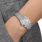 Tissot PRX Quartz Mother of Pearl Dial Silver Steel Strap Watch for Women - T137.010.11.111.00