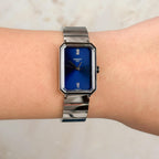 Tissot SRV Blue Dial Silver Steel Strap Watch for Women - T160.110.11.043.00