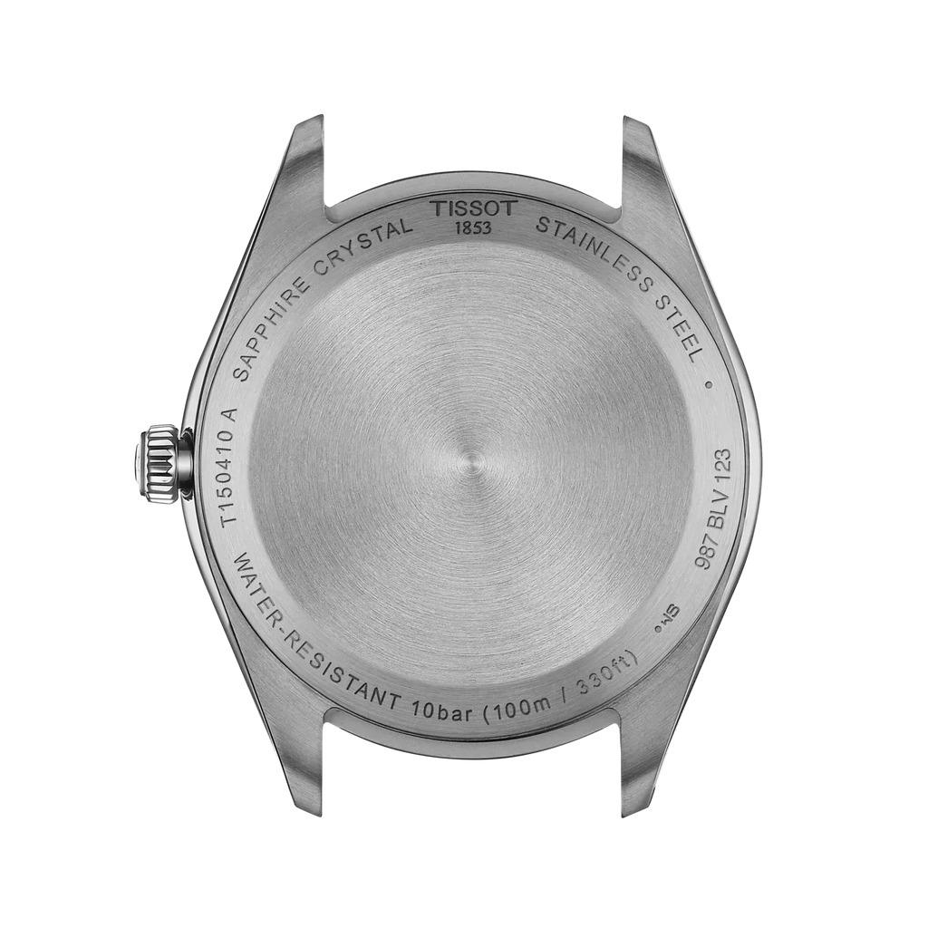 Tissot PR 100 Green Dial Silver Steel Strap Watch for Men - T150.410.11.091.00
