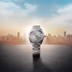 Tissot PRC 100 Solar Quartz Silver Dial Brown Leather Strap Watch for Men - T151.422.16.031.00