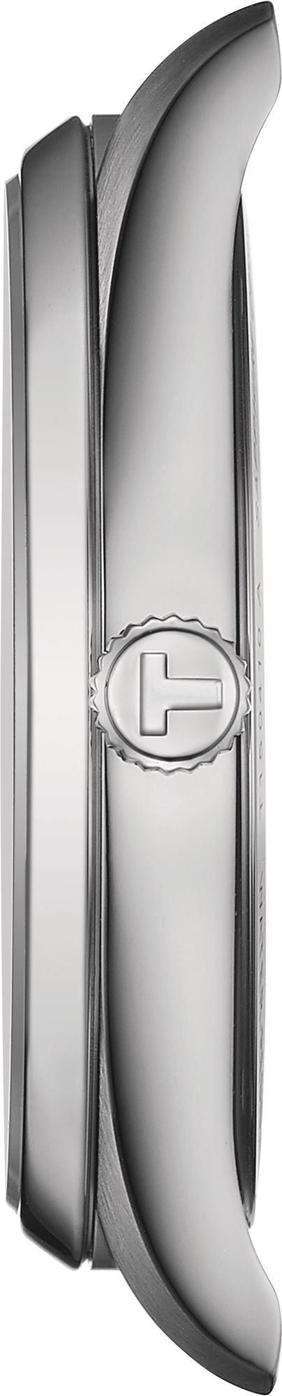 Tissot PR 100 Quartz Silver Dial Black Leather Strap Watch for Men - T150.410.16.031.00