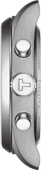 Tissot PR 100 Chronograph Light Blue Dial Silver Steel Strap Watch for Men - T150.417.11.351.00