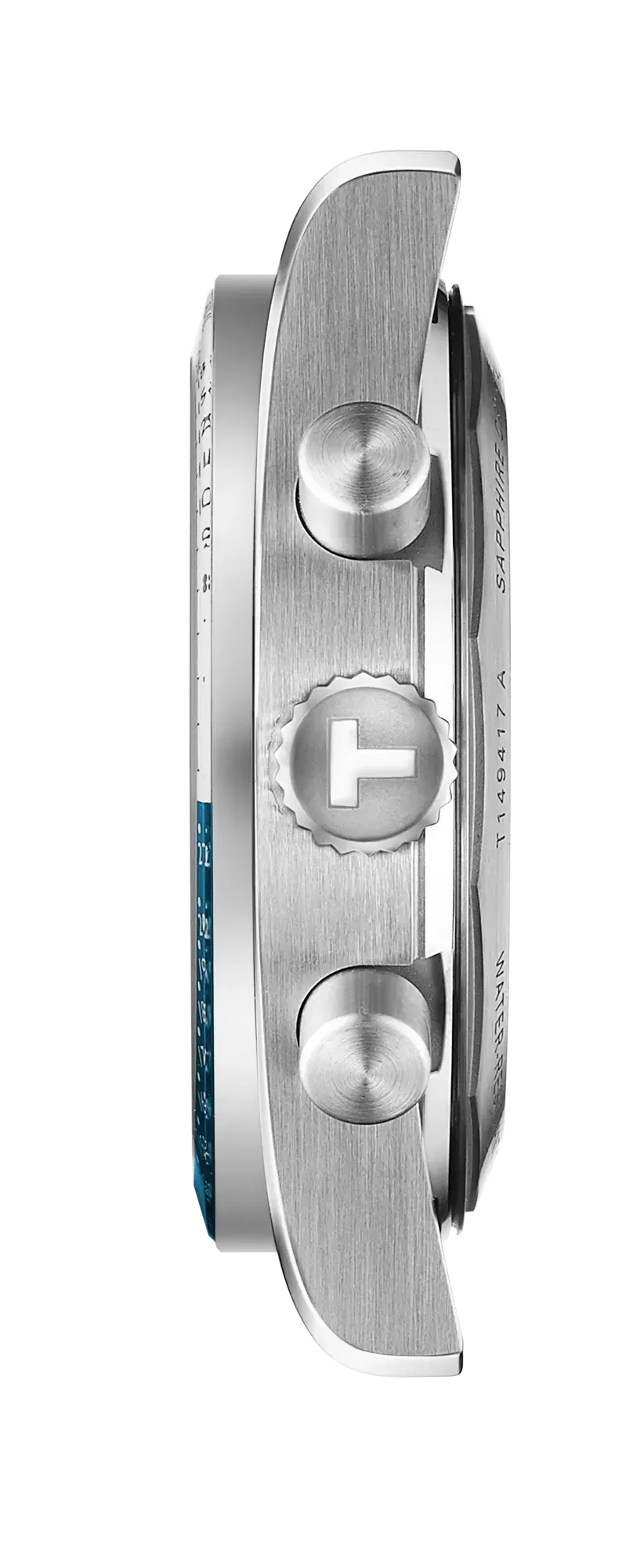 Tissot PR516 Chronograph Blue Dial Silver Steel Strap Watch for Men - T149.417.11.041.00