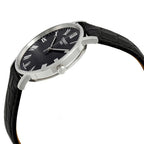Tissot T Classic Dream Quartz Black Dial Black Leather Strap Watch for Men - T129.410.16.053.00