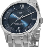 Tissot Chemin Des Tourelles Powermatic 80 Blue Dial Silver Steel Strap Watch for Men - T139.407.11.048.00