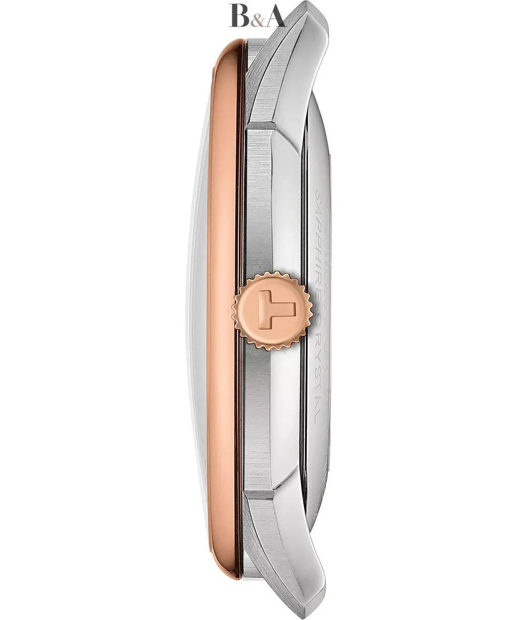 Tissot Tissot Chemin Des Tourelles Powermatic 80 Silver Dial Two Tone Steel Strap Watch for Men - T139.407.22.038.00