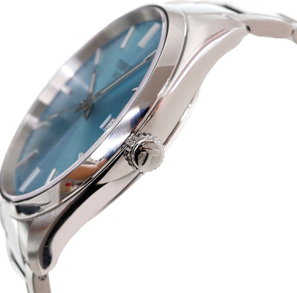 Tissot PR 100 Ice Blue Dial Silver Steel Strap Watch for Men - T150.410.11.351.00