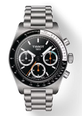 Tissot PR516 Chronograph Black Dial Silver Steel Strap Watch for Men - T149.417.11.051.00