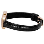 Tissot SRV White Mother of Pearl Dial Black Leather Strap Watch for Women - T160.110.36.113.00