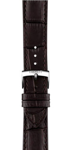 Tissot PR 100 Quartz Silver Dial Black Leather Strap Watch for Men - T150.410.16.031.00