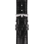 Tissot T-Sport Gent XL Black Dial Black Leather Strap Watch for Men - T116.410.16.057.00
