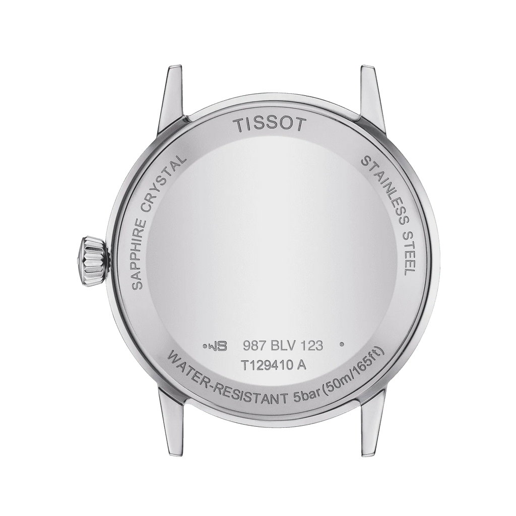 Tissot T Classic Dream Quartz White Dial Brown Leather Strap Watch for Men - T129.410.16.013.00