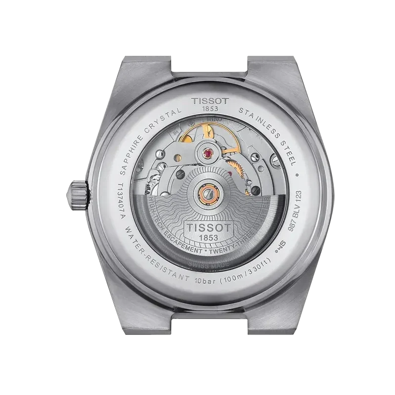 Tissot PRX Powermatic 80 18K Gold Brown Dial Silver Steel Strap Watch for Men - T931.407.41.291.00